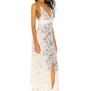 Free People  Paradise Printed Maxi Slip